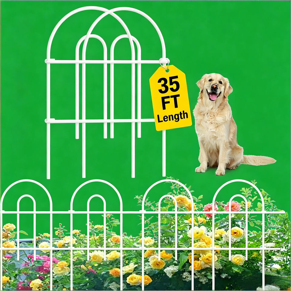 AMAGABELI decorative fence panel 24h-17w for quick edging and defined borders.