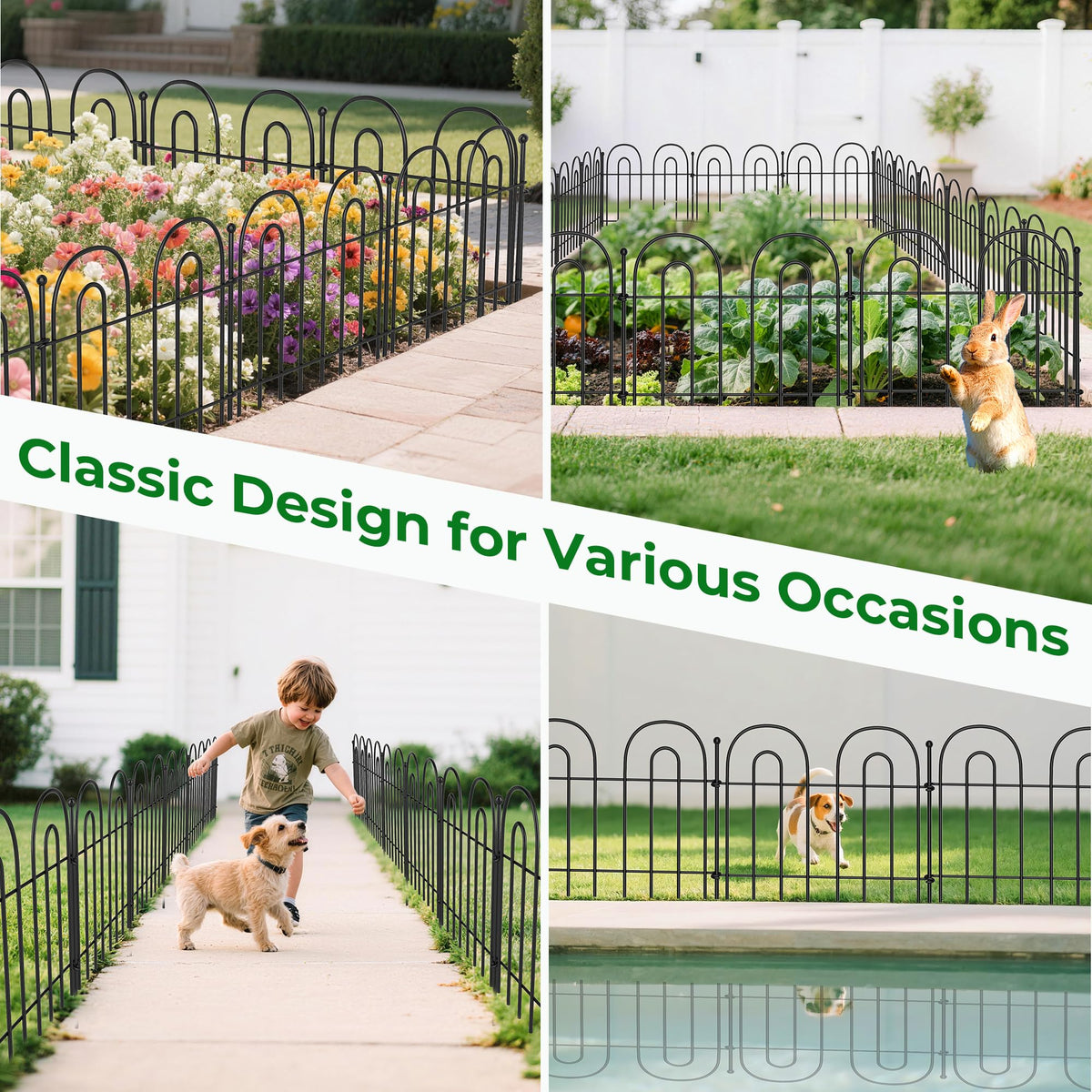 AMAGABELI garden border edging adapts to curved layouts.
