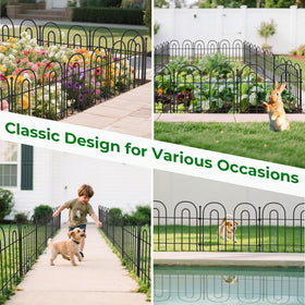 AMAGABELI garden border edging adapts to curved layouts.
