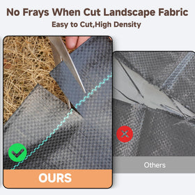 AMAGABELI GARDEN easy-cut fabric for quick customization around plants and features.