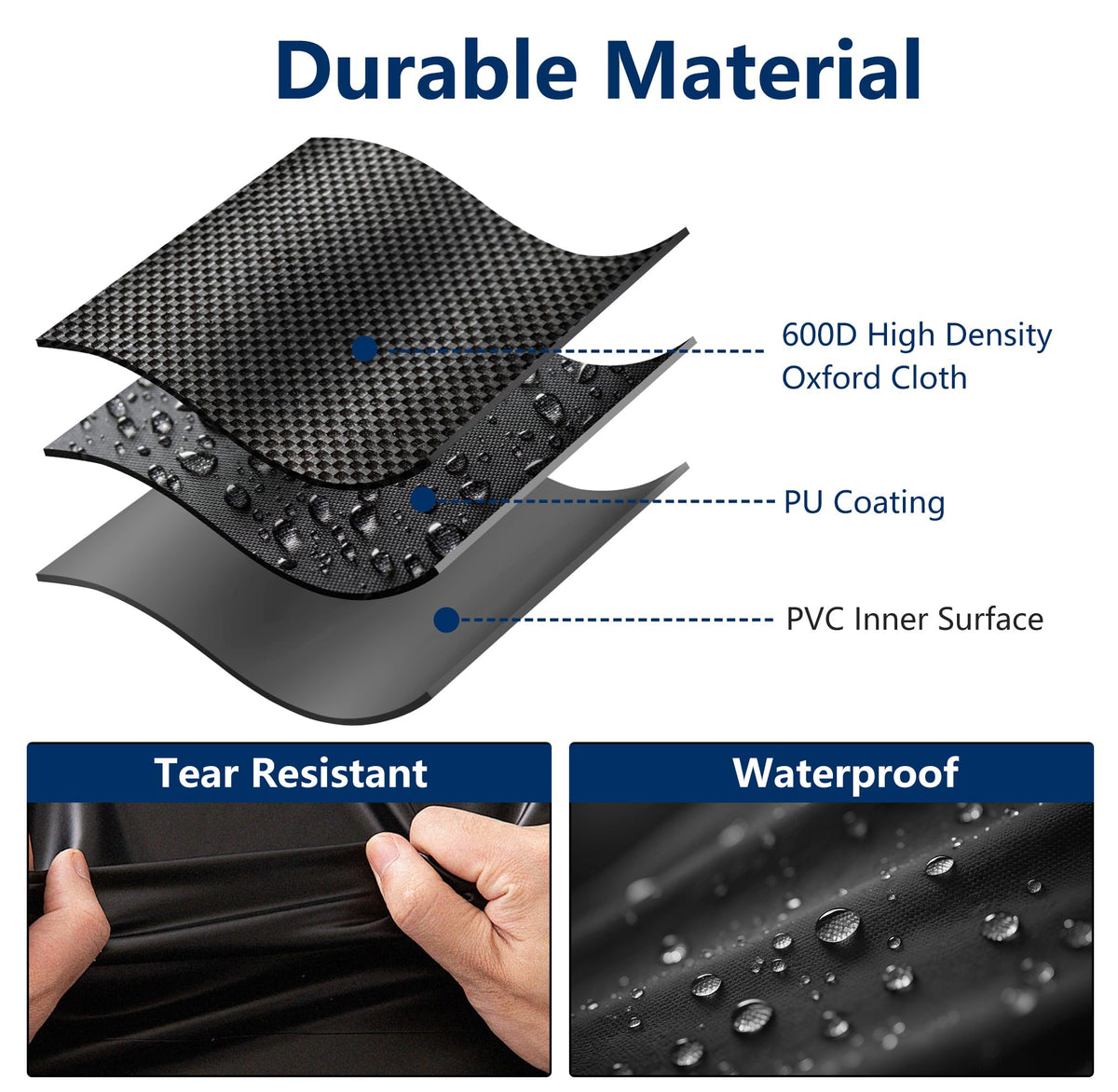 Dual air vents reduce moisture and prevent ballooning in windy conditions