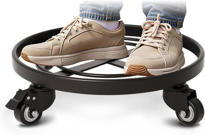 AMAGABELI Garden & Home 12-inch plant caddy with wheels for easy indoor or outdoor relocation