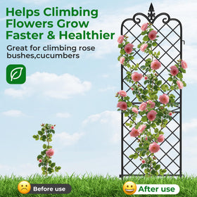 Amagabeli Garden & Home climbing plant trellis suitable for roses, clematis, and cucumbers.