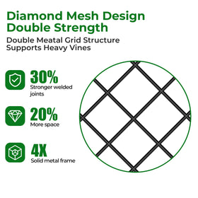 Amagabeli Garden & Home heavy-duty iron trellis frames durable outdoor support.