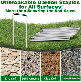AMAGABELI GARDEN & HOME sharp ends easily penetrate soil and fabric