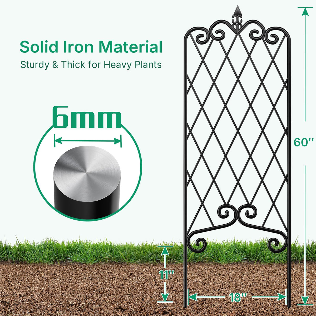 AMAGABELI GARDEN & HOME weatherproof black finish protects against rain and sun.