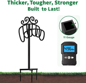 AMAGABELI eagle-decor design adds charm while keeping hoses tidy.