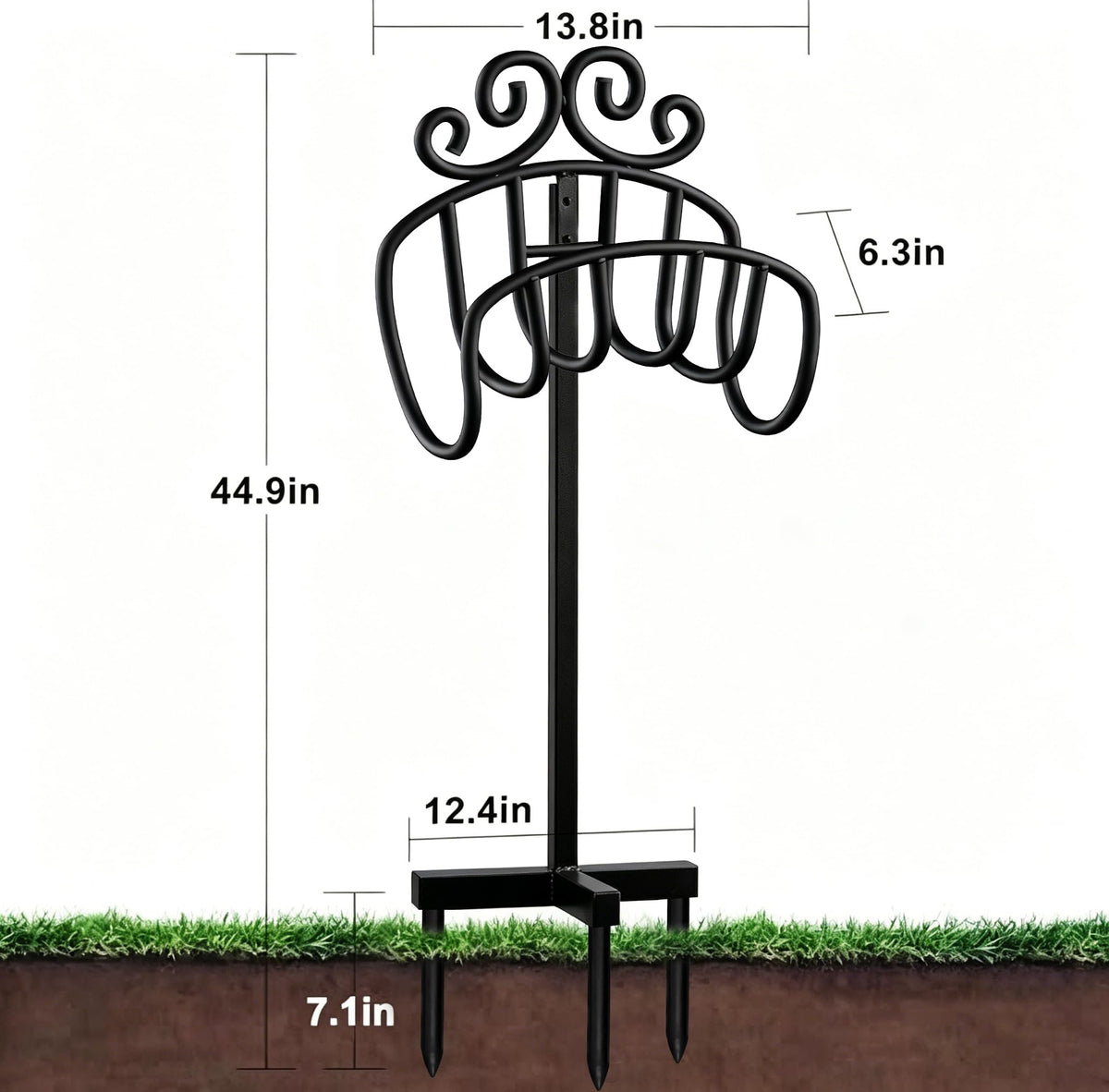 AMAGABELI ground stakes anchor securely for a stable setup.