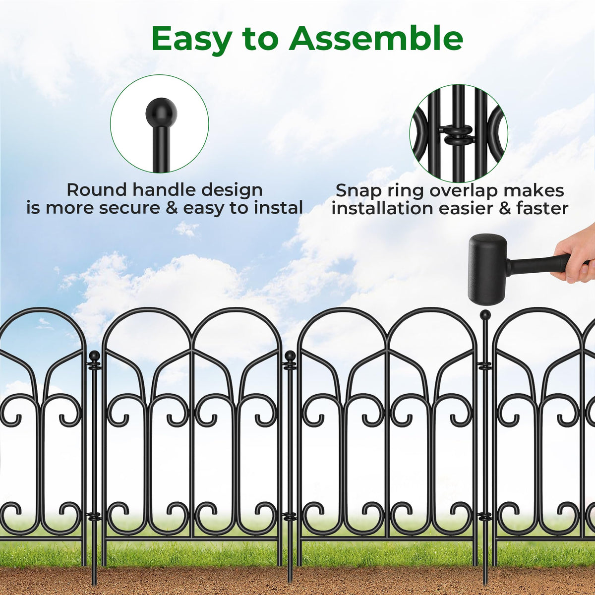 AMAGABELI rustproof steel panel shows durability for outdoor use year-round