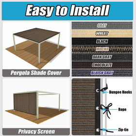Amagenix corner grommets support stable mounting on patios and decks.
