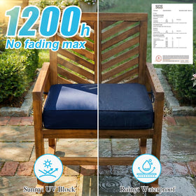 High-resilience 30D foam supports comfort for long seating.