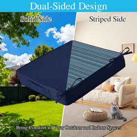 Waterproof TPU coating protects inner foam from moisture.