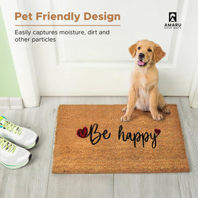 AMARU DOOR MATS anti-slip backing closeup showing secure placement