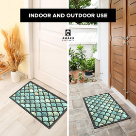 AMARU DOOR MATS coarse nylon fibers resist fading for lasting color