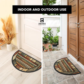 AMARU DOOR MATS coarse nylon fibers resist fading for long-lasting vibrancy