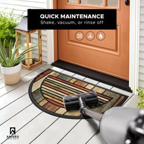 AMARU DOOR MATS easy to clean by shaking, vacuuming, or rinsing