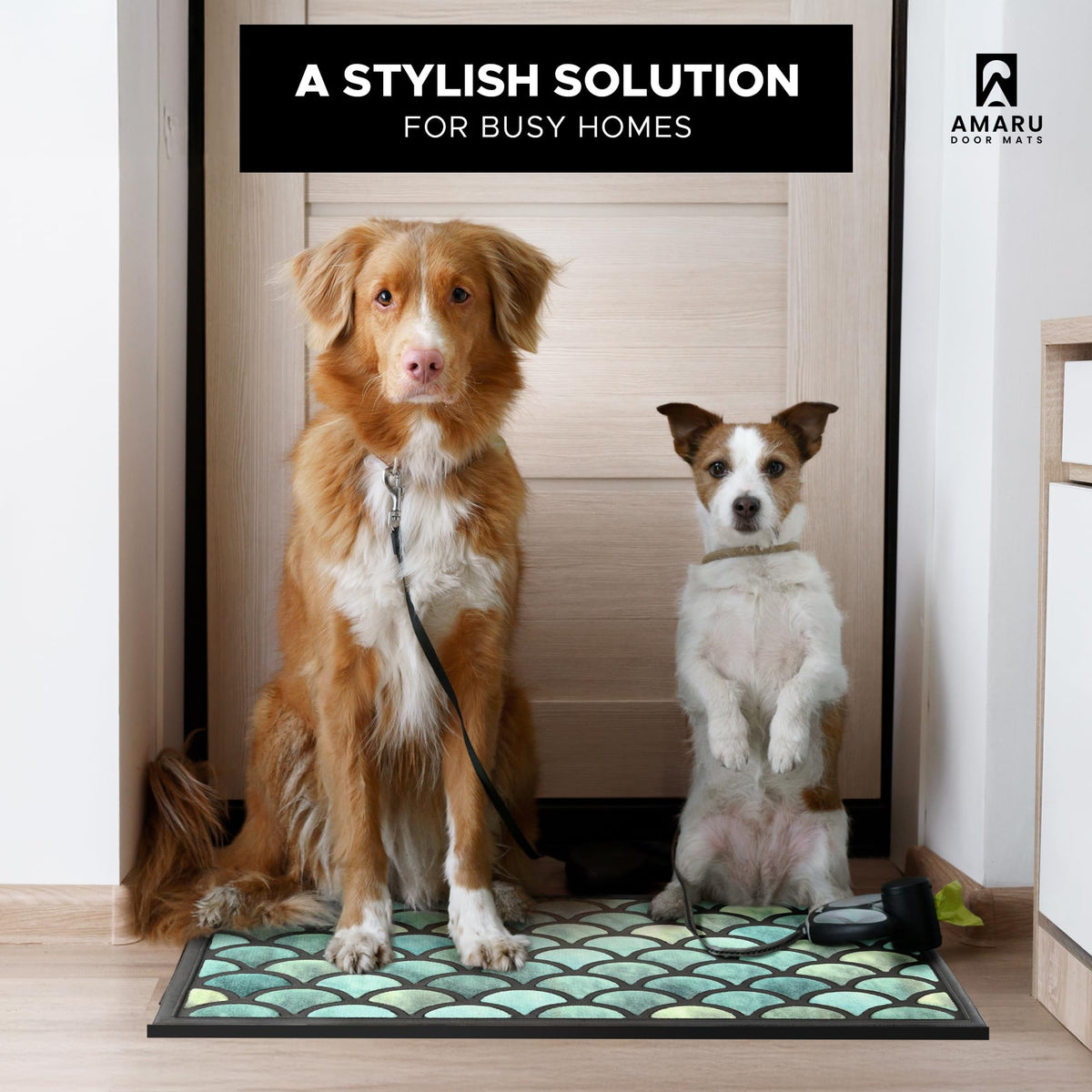 AMARU DOOR MATS easy to clean by shake vacuum or rinse