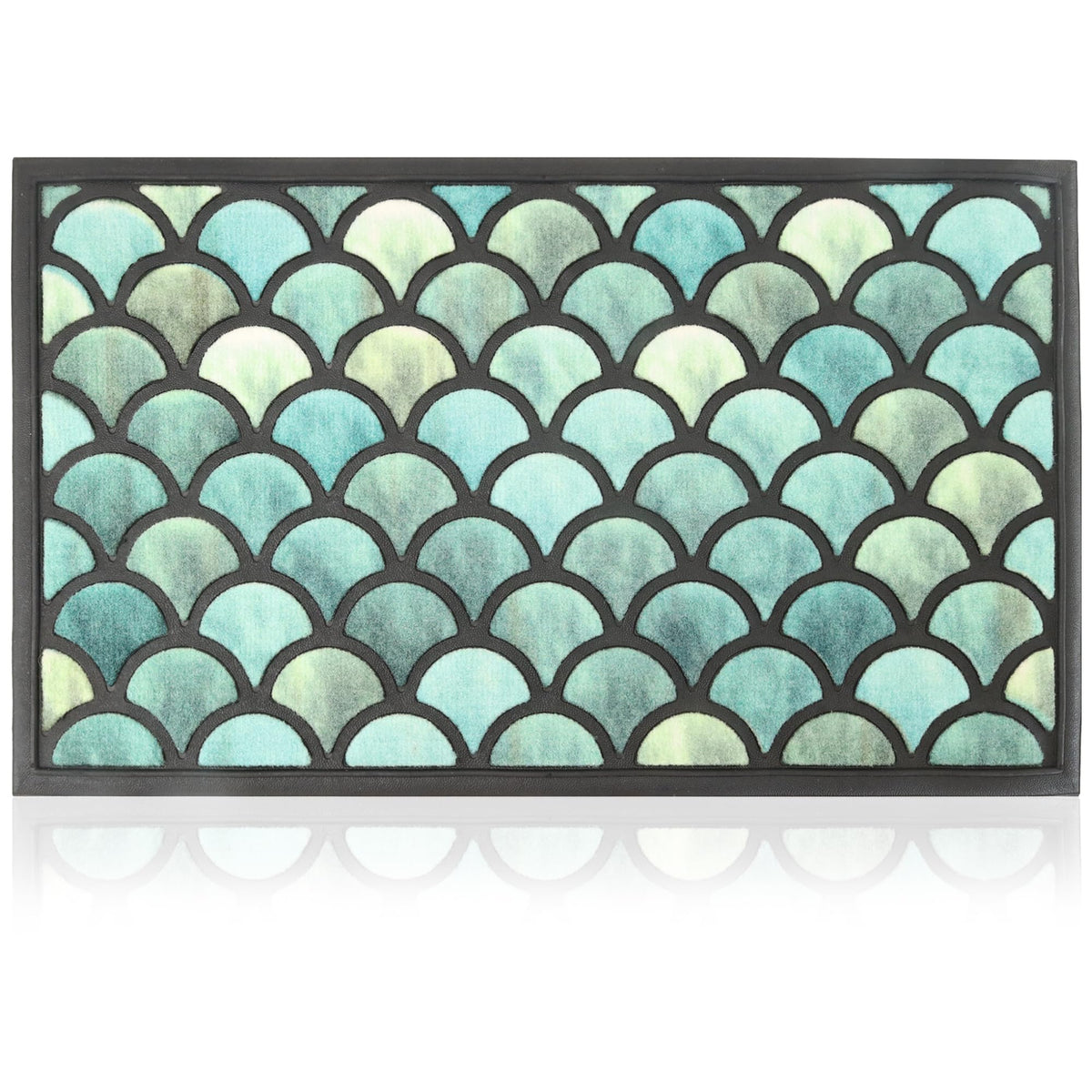 AMARU DOOR MATS extra durable front door mat shown in entryway
