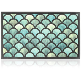 AMARU DOOR MATS extra durable front door mat shown in entryway