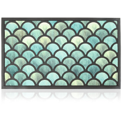 AMARU DOOR MATS extra durable front door mat shown in entryway