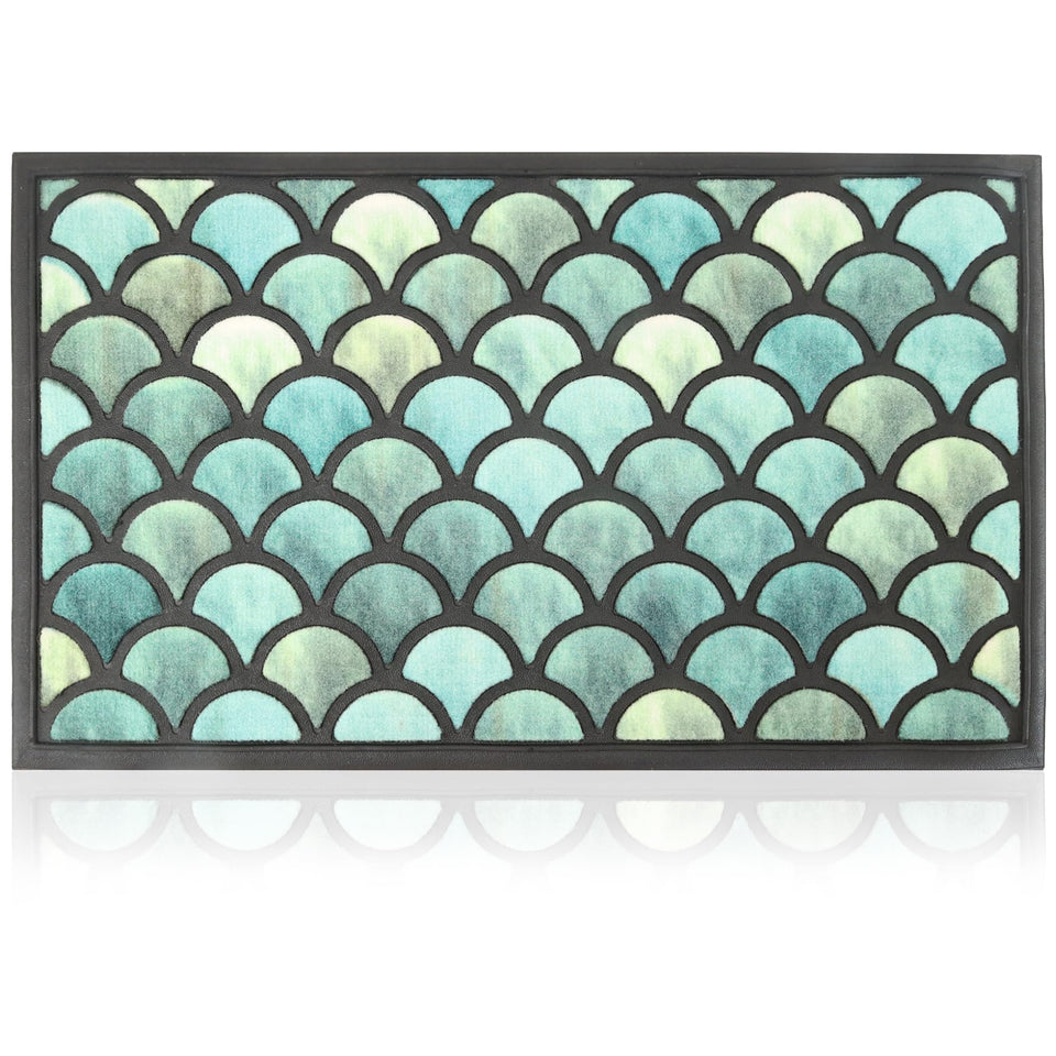 AMARU DOOR MATS extra durable front door mat shown in entryway