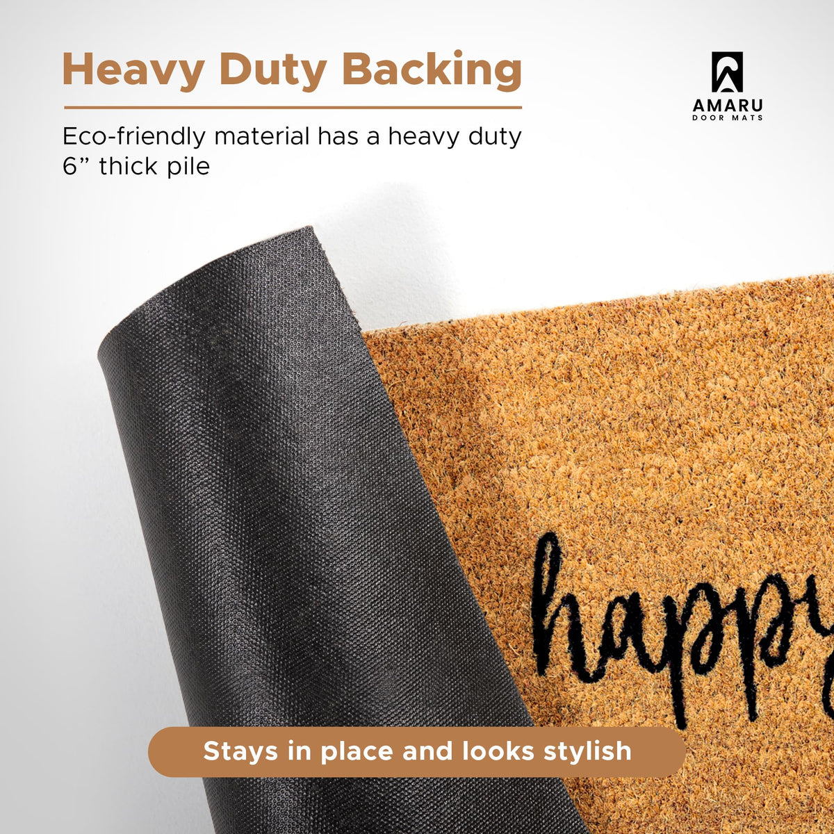 AMARU DOOR MATS housewarming gift idea featuring coconut fiber mat