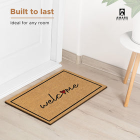 AMARU heavy-duty backing supports outdoor use at busy doorways