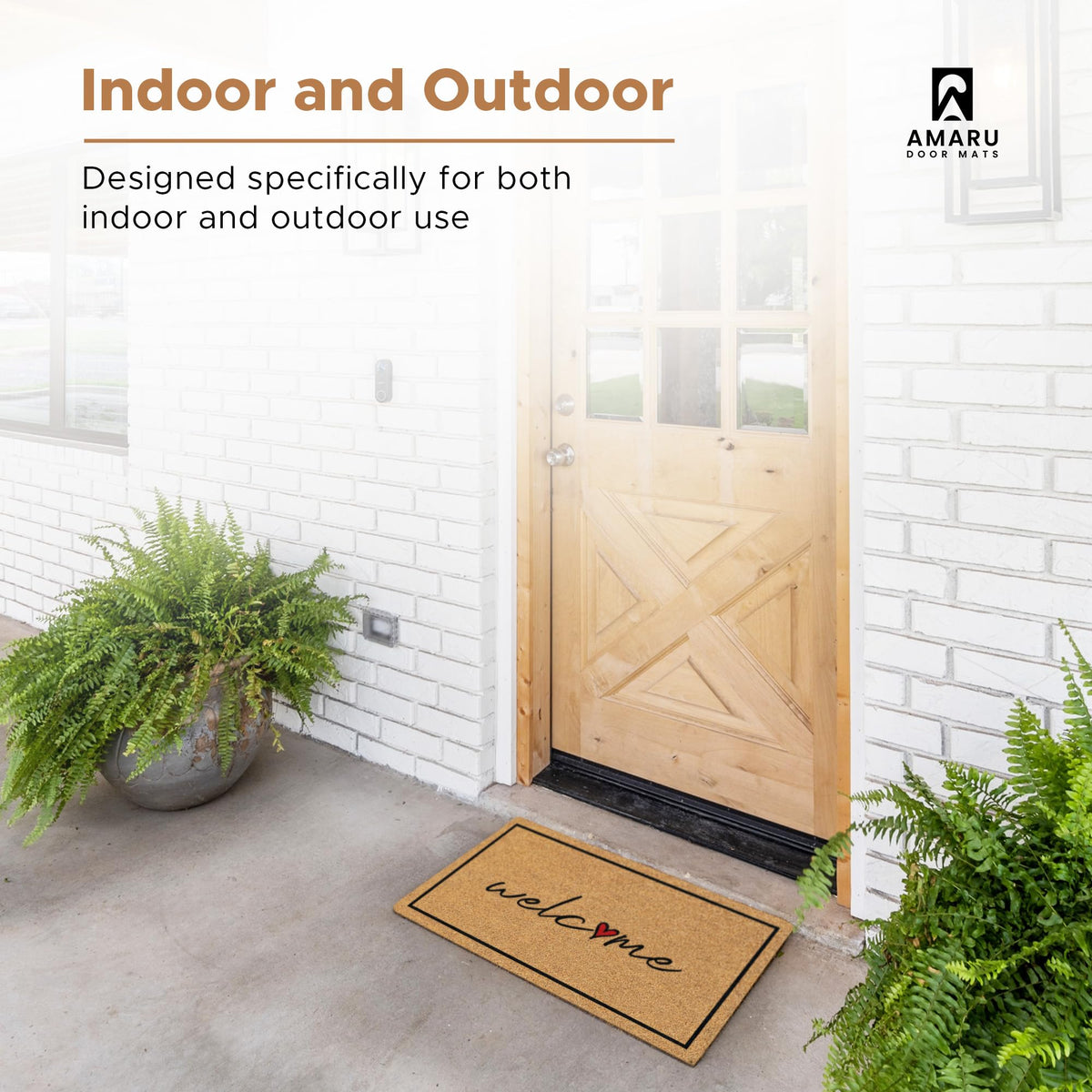 AMARU minimalist design complements any home entryway