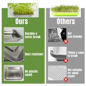 Amarys Hearth silicone mesh pads support small seeds with secure airflow.