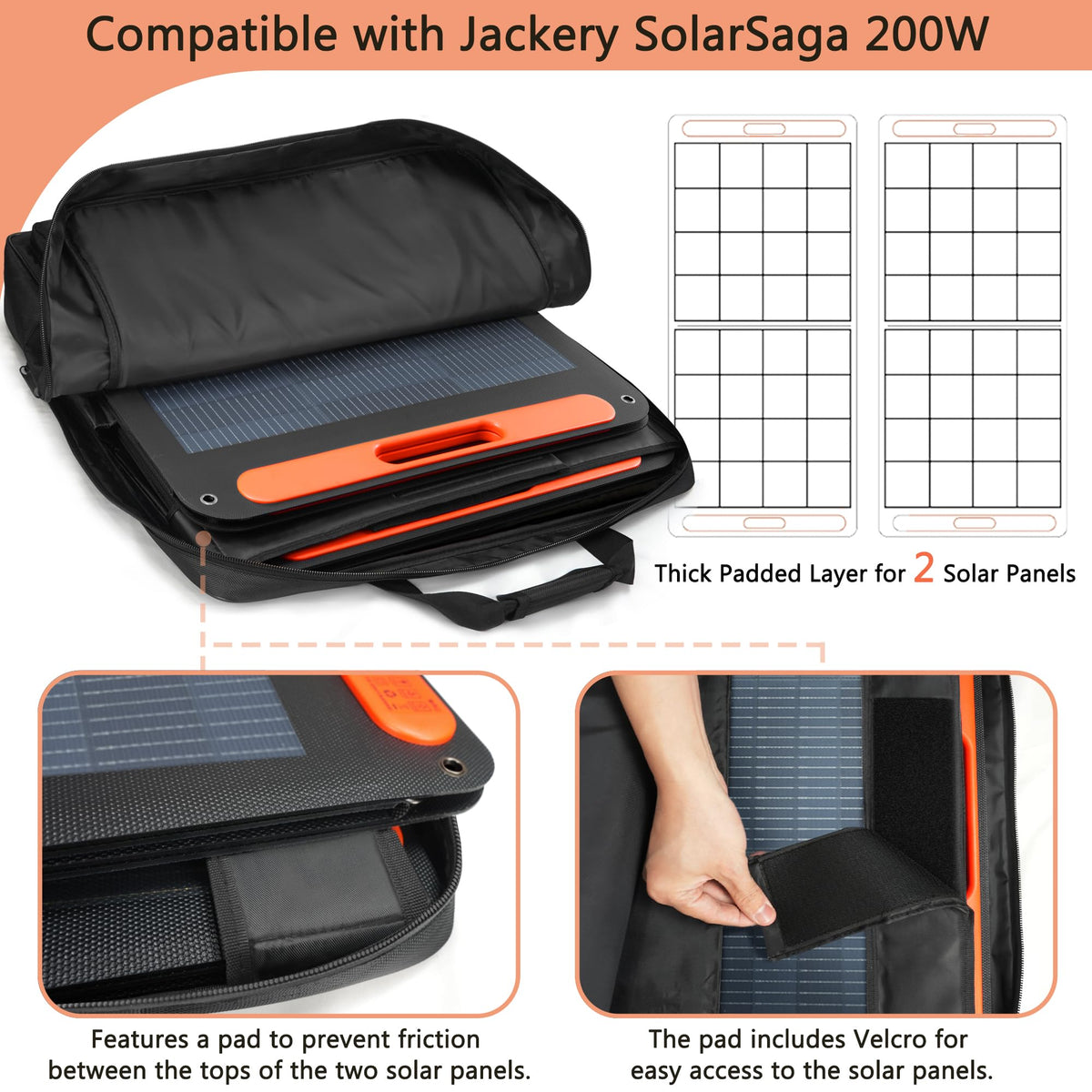 Amazing Fair bag interior foam divider keeps panels from scratches during travel