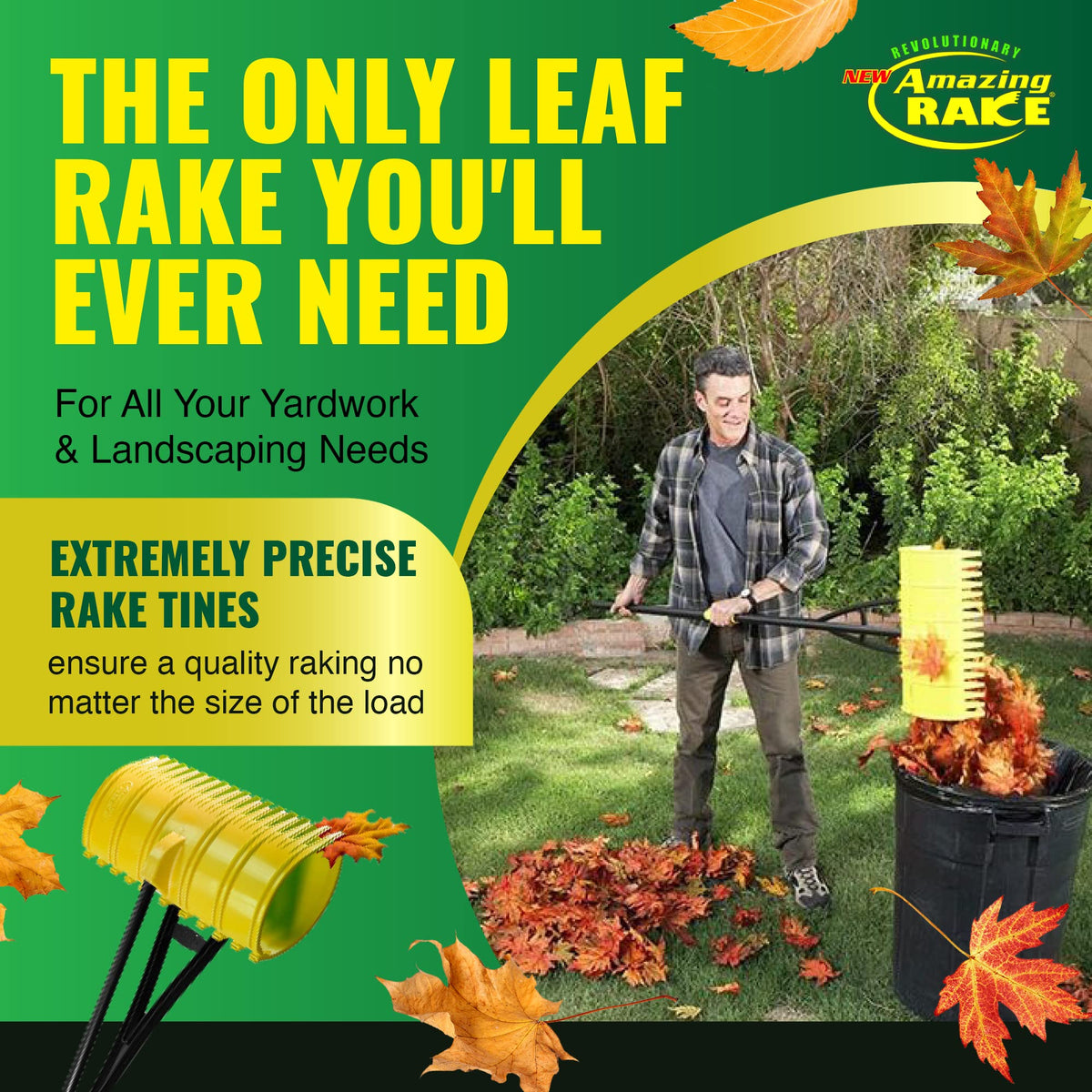 Ideal for lawns, patios, and driveways during seasonal cleanup.