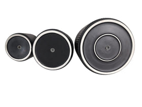 Amazon Basics black fluted planter ideal for indoor and outdoor use.