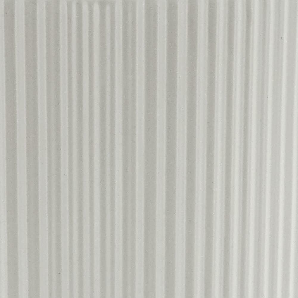 Amazon Basics three-piece fluted white planter set for balcony décor