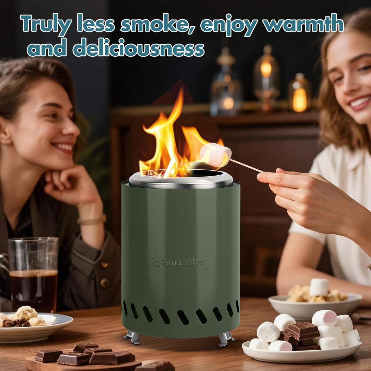 AmazStove 304 stainless steel burner demonstrates durability and portability