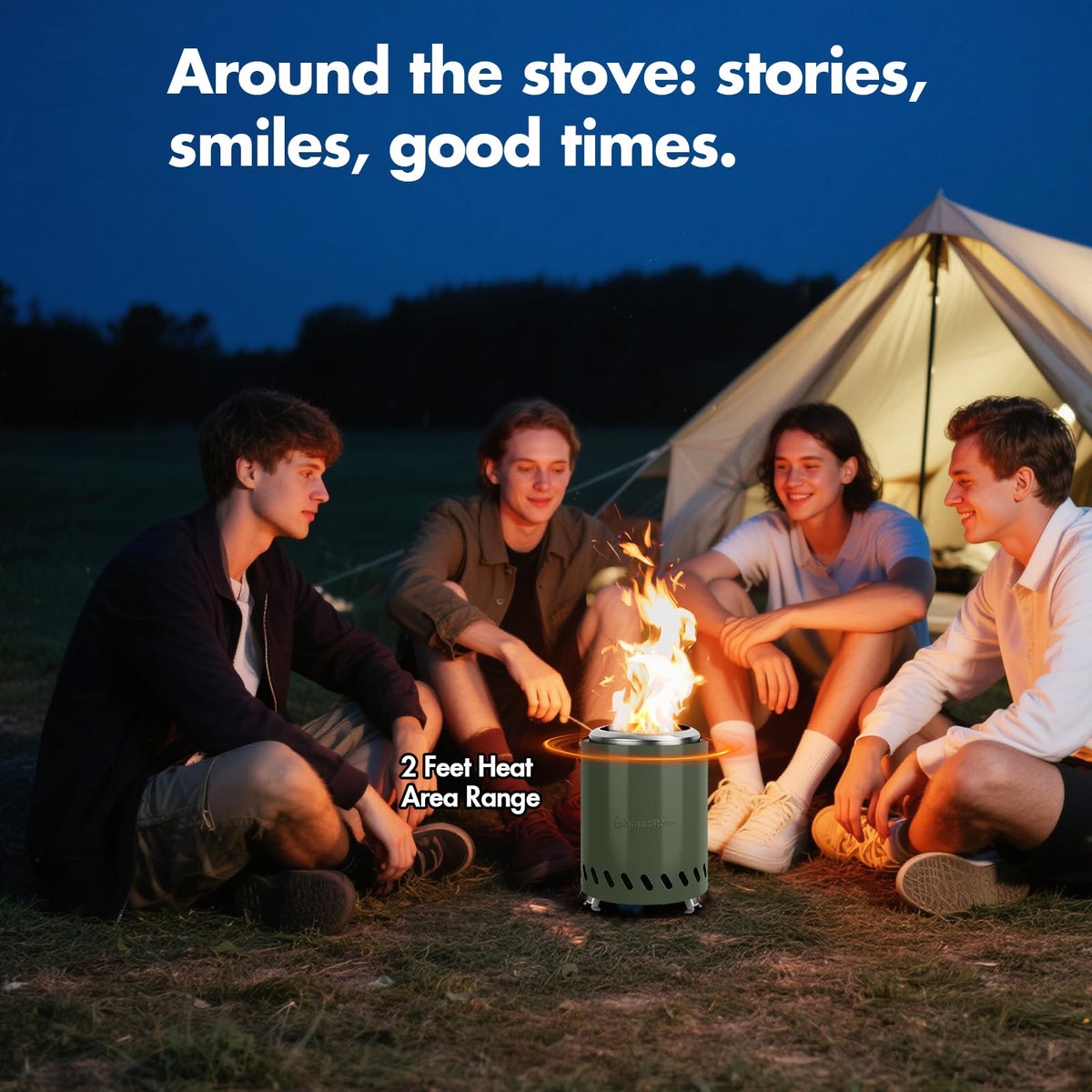 AmazStove travel bag included for simple packing and carry