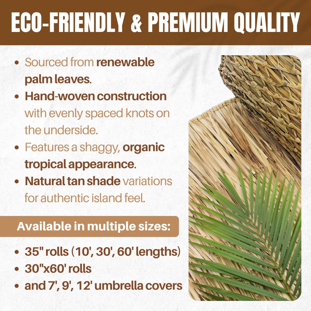 AmaZulu palm-leaf thatch texture adds tropical charm to any DIY project