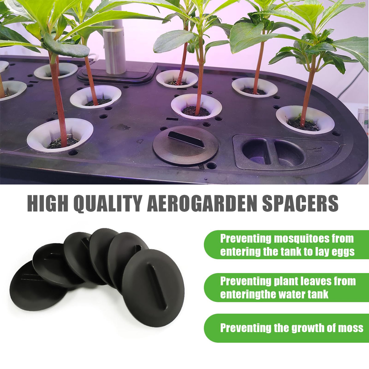 Ambgrow spacer kit features an easy removal design for quick adjustments.