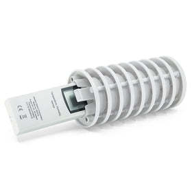 WH31-SRS sensor assembly shown with shield, illustrating protected, ventilated setup