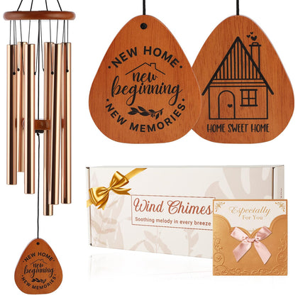 AMBOBE 32-inch wind chime with gift box, ready for housewarming gifting.