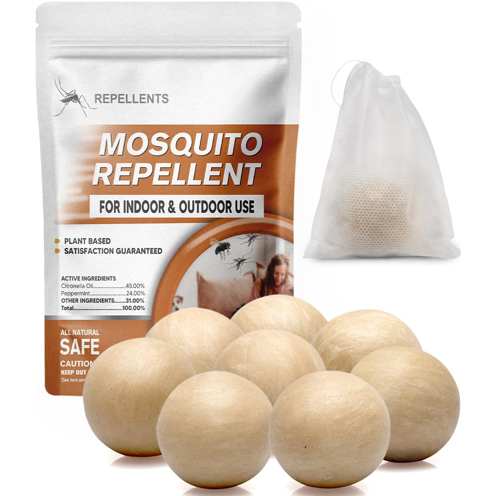AMDEIUR mosquito repellent ball for outdoor patio delivers plant-based protection in open areas.