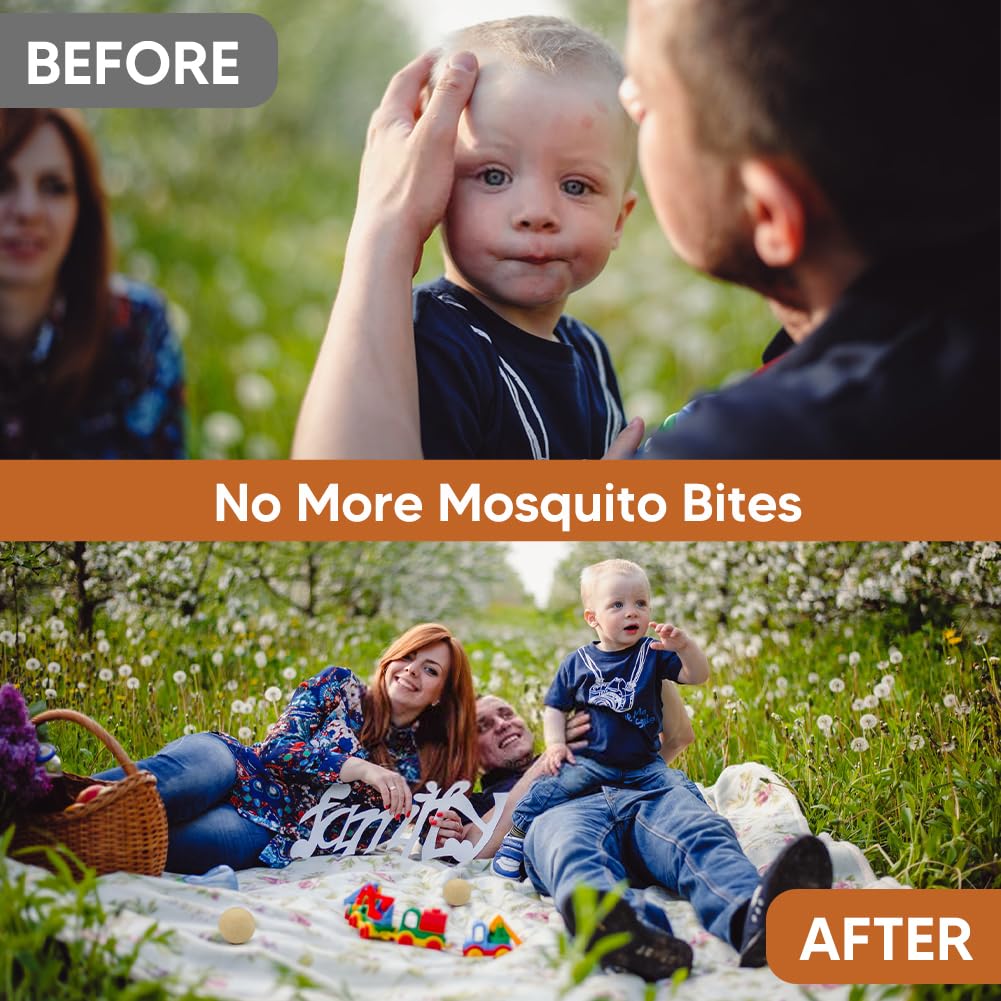 AMDEIUR mosquito repellent ball for travel case keeps mosquitoes away on trips.