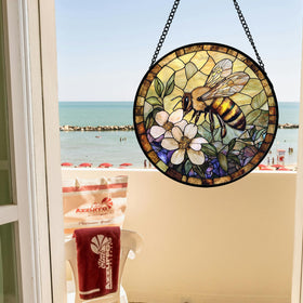 AMDERVEN artistic window decor showcases colorful patterns when sun hits