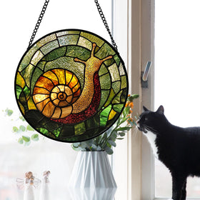 AMDERVEN durable glass and metal construction for long-lasting window decor.