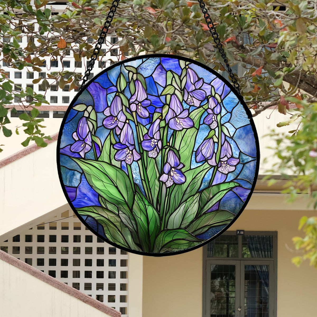 AMDERVEN durable glass and metal fixtures suncatcher for lasting window art