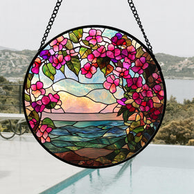 AMDERVEN durable glass and metal sun catcher for long lasting window decor.