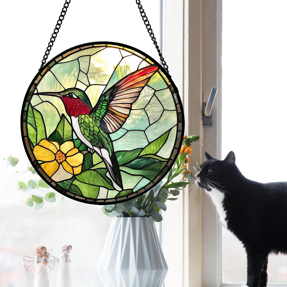 AMDERVEN durable glass and metal fixtures ensure lasting beauty and secure hanging.