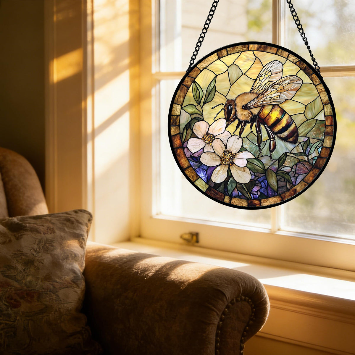 AMDERVEN easy install window suncatcher for quick decoration