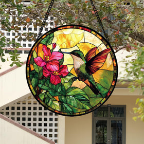 AMDERVEN window hanging suncatcher ready to install indoors