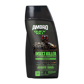 Amdro Quick Kill bottle for fast outdoor insect control on lawns.