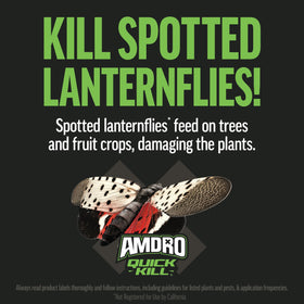 Amdro Quick Kill gallon-equivalent mixing shows large-volume coverage.